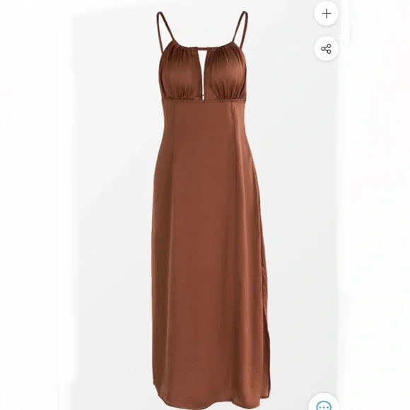rust brown dresses Dark Rust Dress